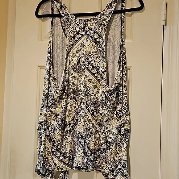 Lane Bryant NWT Navy and Yellow tank/workout top Size 18/20 - Picture 8 of 8